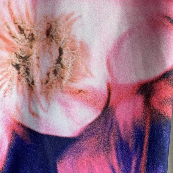 Live Love Dream Pink Womens Flowered Leggings Sz M No Sweat Water Wicking Tech - Picture 2 of 12